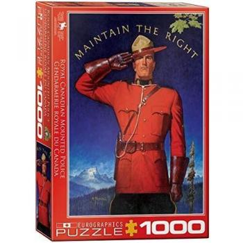 Eurographics 1000-Piece Puzzle - Royal Canadian Mounted Police, Maintain the Right