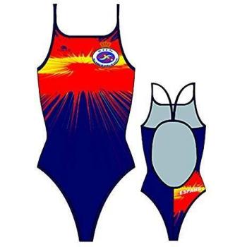 Turbo Traje De Baño España Tiras Finas Rojo M Mujer
