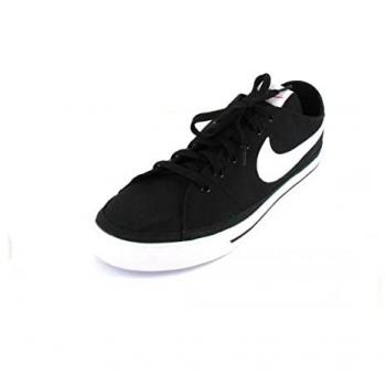 Zapatillas Nike Court Legacy Canvas para Hombre, color Negro/Blanco, talla 44 EU