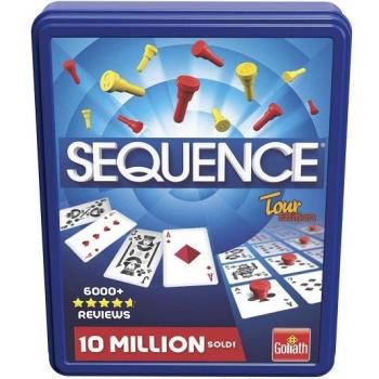 Goliath - Juego de Mesa Sequence Edición Viaje en Caja Metálica, Referencia 75050, para Mayores de 7 Años