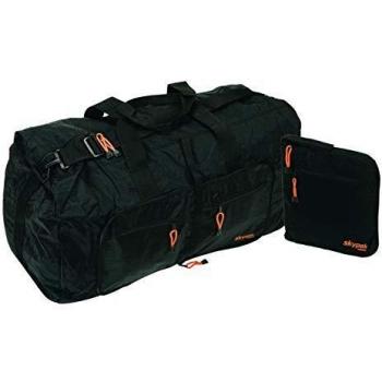 Skypak Bolsa de Viaje Plegable de 90 L, Color Negro