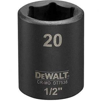 DeWalt DT7538-QZ DT7538-QZ-Llave de impacto de Ø 20mm 1/2, Negro Y Amarillo