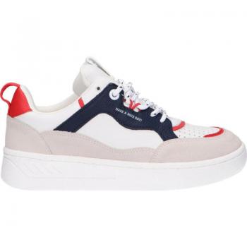 Gioseppo Zapatilla Deportiva Blanca para Niño con Cordones, Tipo Trekking, Suela de Casco y Plantilla Memory Effect