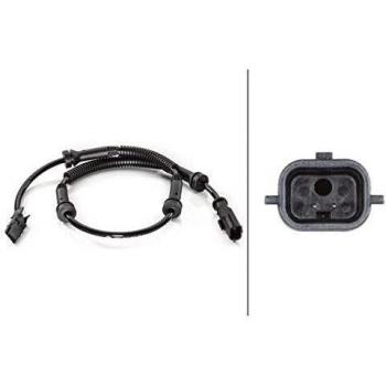 HELLA 6PU 012 806-301 Sensor, revoluciones de la rueda - 12V - Cable: 640mm
