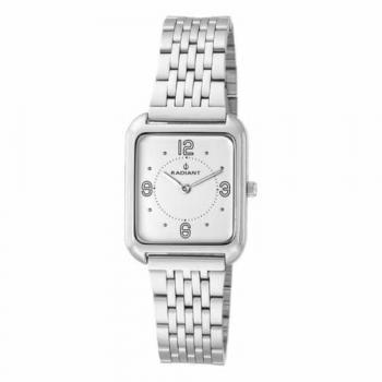Reloj Cuadrado Radiant Fino Blanco/Plata RA471201 - Acero Mujer Resistente al Agua 3 Bar (28mm)