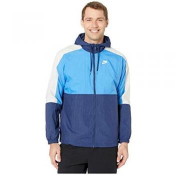 Nike M NSW Jkt HD Wvn CB Chaqueta de Deporte, Hombre, Midnight Navy/Pacific Blue/Light Bone/