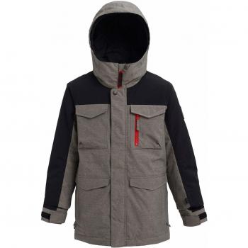Burton B Covert JK - Cazadora Infantil de esquí y Snowboard, Niños, Color Gris, tamaño Large