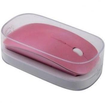 Brillo ROSA USB 2.4Ghz 1200CPI Ratón Óptico Inalámbrico con wireless Nano Dongle 6-10m gama listo para usarse con PC , Portátil , Netbook, Apple Macbook , iMac