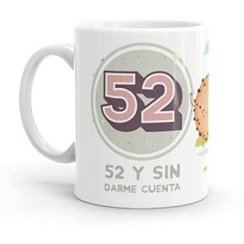 Taza Original Resistente al Microondas y Lavavajillas - 50 Cumpleaños - Puterful