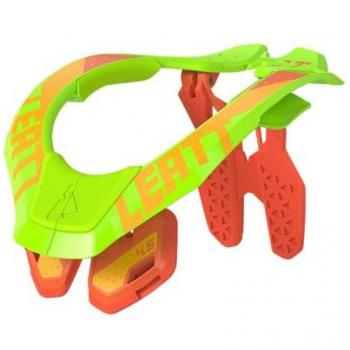 Collarín Leatt 4.5 Citrus Verde Fluorescente/Naranja Talla S/M