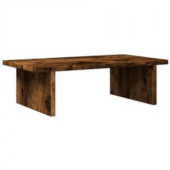 Soporte de Pantalla Madera Ingeniería Roble Ahumado 50x27x15 cm