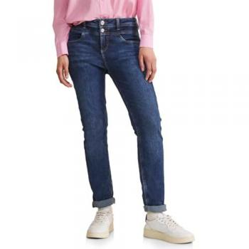 Street One Women's High-Waist Slim Fit Blue Skinny Jeans W33 L30