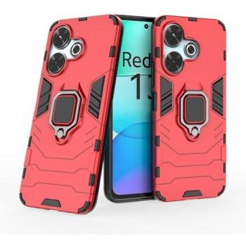 Funda Magnética Antigolpes para Móvil Xiaomi Redmi 13 4G con Anillo Imán Resistente Rígida Dura
