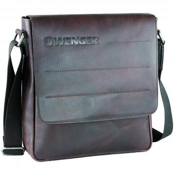 Wenger überschlagtasche Medium Bandolera, marrón