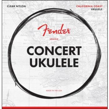 Fender Concert Ukulele String Set - Four Premium Strings