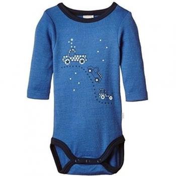 Name It Willi Wool Nb Ls Body 8 Boy 315 Noos-Polaina Bebé-Niñas, Mehrfarbig