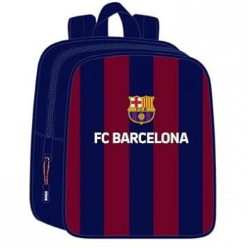 Mochila Infantil F.C. Barcelona Adaptable a Carro, Cómoda y Versátil, 22x27x10 cm, Color Azul Marino/Granate