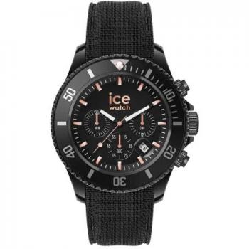 Reloj Hombre Ice Chrono 020620 - Negro con Correa de Silicona - Ø 44 mm