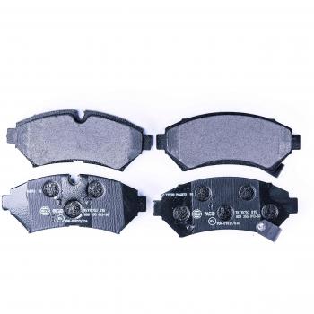 Juego de pastillas de freno HELLA 8DB 355 013-501 con avisador acústico de desgaste, espesor 16.9mm, compatible con sistema Wagner para CADILLAC