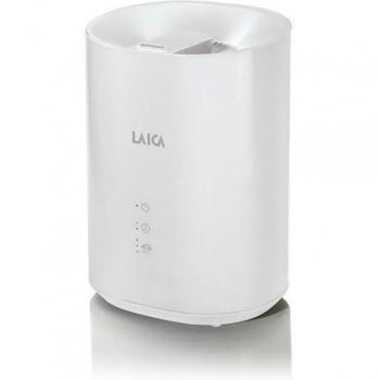 Humidificador Ultrasónico y Difusor de Esencias Laica HI3020W con Función Caliente, 3 Velocidades, 3L, Blanco