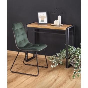 Mesa Consola Halmar BOLIVAR KN1 de Madera en Color Roble Dorado y Negro