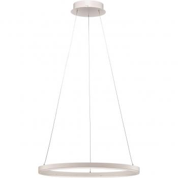 Lámpara colgante LED Arcchio Albiona blanca 60 cm, moderna, hecha de metal, para cocina, con 1 llama