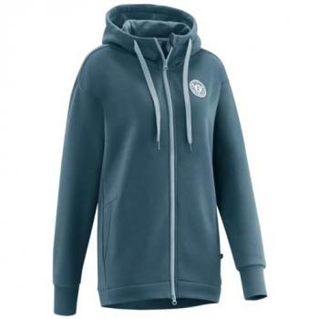 Edelrid Women's Spotter II Full Zip Hoodie Sweatshirt - Blue Grey