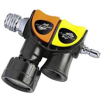 Aquatec Alerta Scuba Duo Negro Avisadores - Sistema de avisadores submarinos, color negro, incluye dos unidades para alertar sobre la profundidad y el tiempo de inmersión, diseño compacto y ligero, fácil de usar bajo el agua