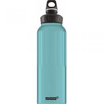 Sigg Unisex - Adultos WMB Traveller Denim Touch Botellas de Agua Azul, 1.5