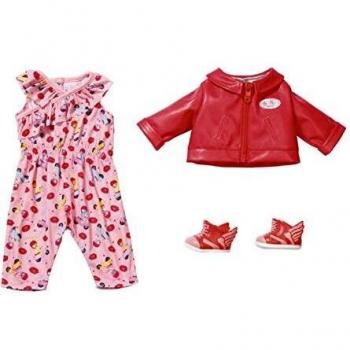 BABY Born City Scooter - Conjunto para Muñecas de 43 cm, Para Manos Pequeñas, Promueve la Empatía y las Habilidades Sociales, Edad 3+ años, Incluye Chaqueta, Mono y Zapatos