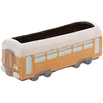 Jarrón de Cerámica con Macetero Decorativo 32x11x12 cm