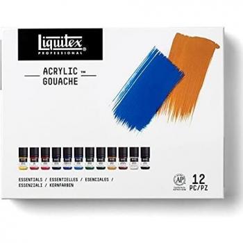Set de Gouache Acrílico Profesional 12 x 22 ml Liquitex Esenciales