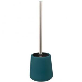 Escobilla de WC con soporte de cerámica color azul petróleo - 5Five Simply Smart