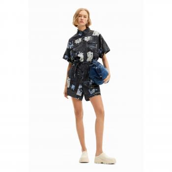 Mono Corto Mujer Desigual Napoles Azul