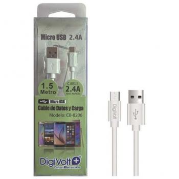 Cable Micro USB para móviles 2.4A CB-8206