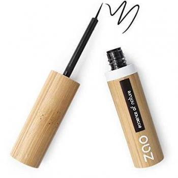 ZAO Bamboo Eyeliner Brush 074 Plum - Certified Organic & Vegan (4.5 g)