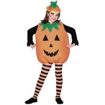 Smiffy's-25151 Halloween Miffy Disfraz de Calabaza, con Traje Entero y Sombrero, Color Naranja, Tamaño único