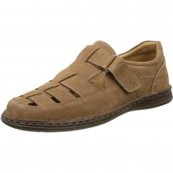 Sioux Men’s Elcino Closed Toe Sandals Brown Size: 7