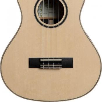 Kala Super Tenor Ukulele - All Solid Spruce Top with Solid Ziricote Back and Sides