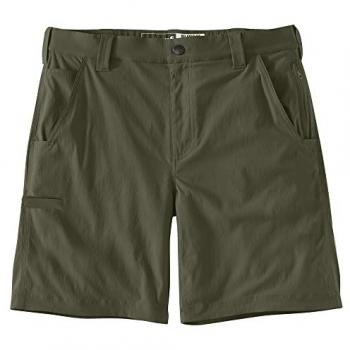 Carhartt Ripstop Lightweight Work Shorts - Verde (42) - Pantalones Cortos Ripstop que Combaten el Sudor, Ajuste Relajado, Color Verde, Talla 42
