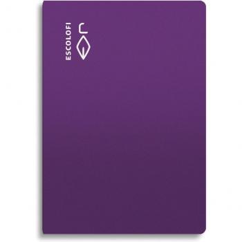 Libreta Folio Escolar 50 hojas cuadriculadas 5x5 color lila
