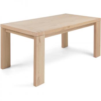 Mesa de comedor chapado roble natural 160