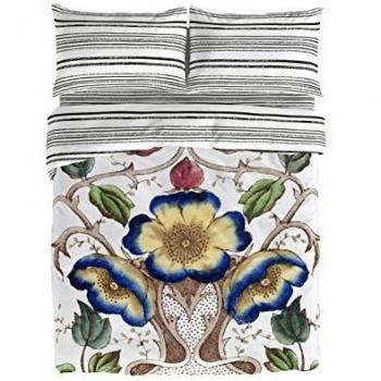 Victorio & Lucchino Petunia Juego de Funda nórdica para Cama de 135 cm, Blanco/Multicolor