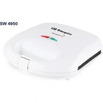 Orbegozo SW 4950 Tostador para Sandwiches, 700 W, Color Blanco