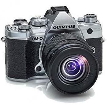 Olympus OM-D E-M5 Mark III - Kit de cámara del sistema Micro Four Thirds System Camera Kit, 20 MP sensor, enfoque automático, video 4K , Wi-Fi, incluye objectivo M.Zuiko PRO Lens 12-45 mm, plata