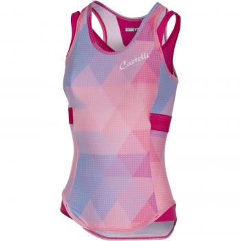 Castelli Jersey De Ciclismo Sin Mangas Para Mujer 2018 Alba Alba Rosado
