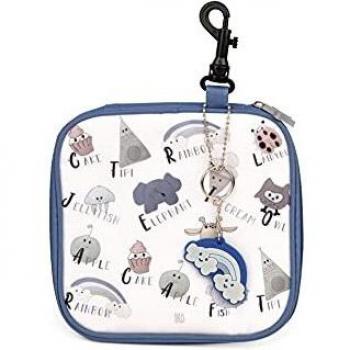 IRIS BARCELONA - Bolsa Merienda Porta Sandwich Niños y Niñas Snack Rico, Color Azul | Bolsa de Merienda Porta Bocadillos, Envoltorios Reutilizables y Ecológicos sin BPA