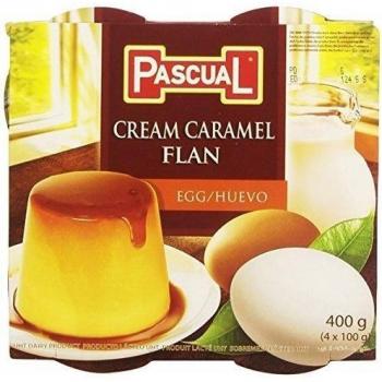 Pascual - Flan de Huevo y Caramelo - Pack de 4 x 100 gr