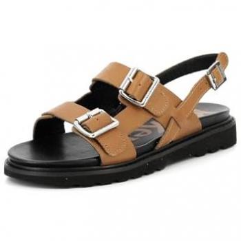 Sandalias Planas de Mujer KICKERS Neosummer 114 Camel