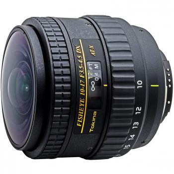 Tokina AT-X 107 AF DX NH Fisheye 10-17mm f/3.5-4.5 Lens for Nikon without Lens Hood